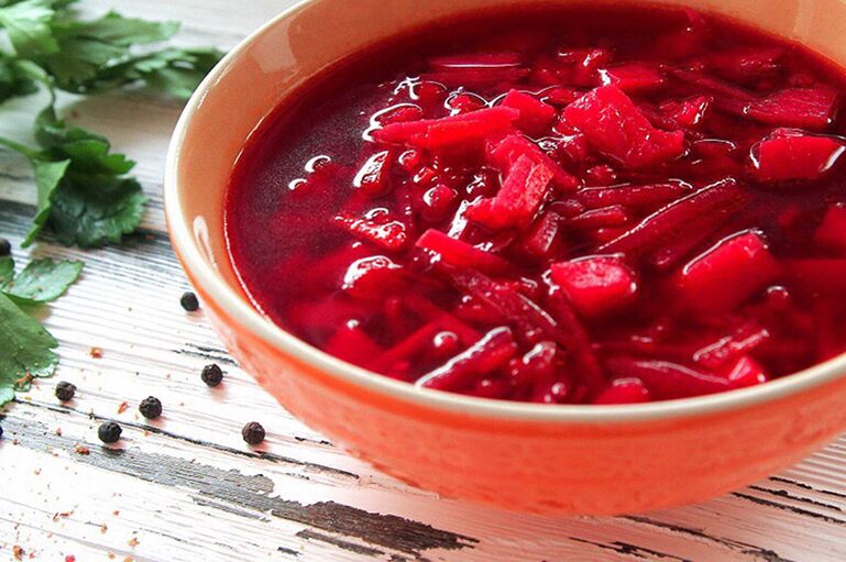 Vegetarischer Borsch