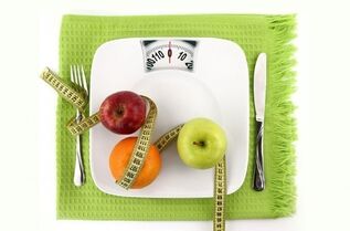 richtige Ernährung, um Gewicht zu verlieren