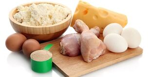 Protein Diät Menü Probe zur Gewichtsreduktion