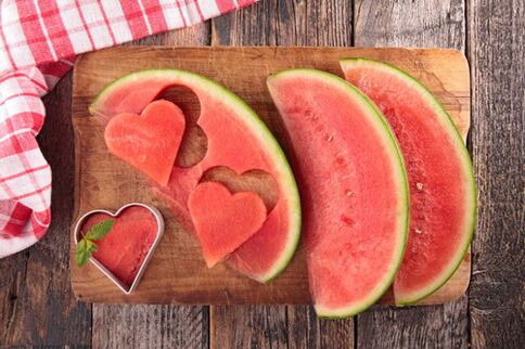 Wassermelonen-Schlankheitsmenü